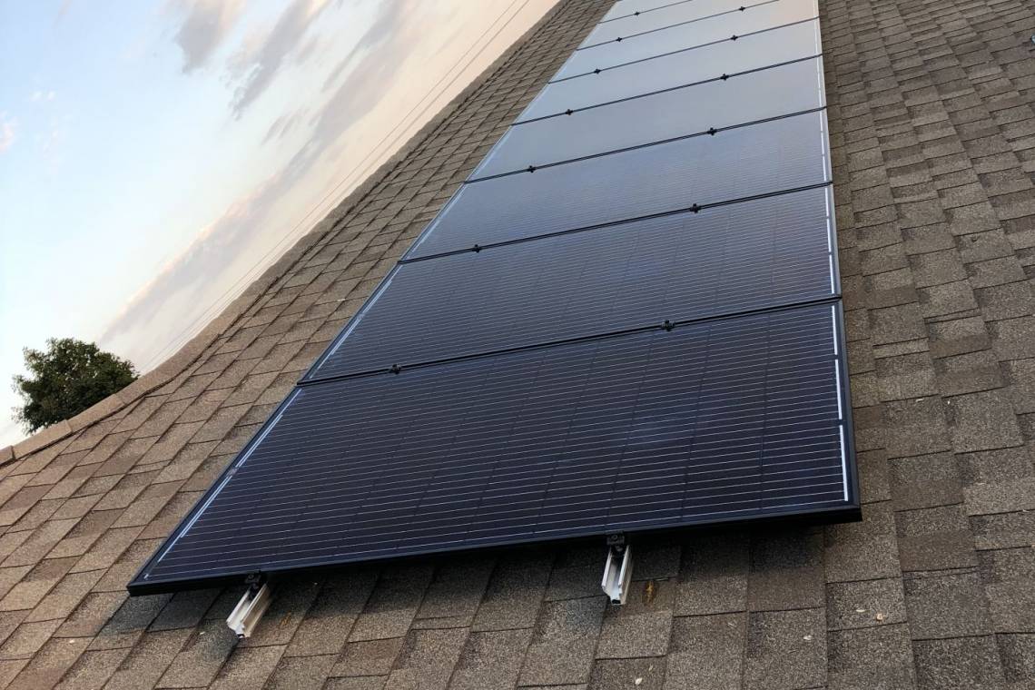 Solar Panel Array in Baldwin City KS