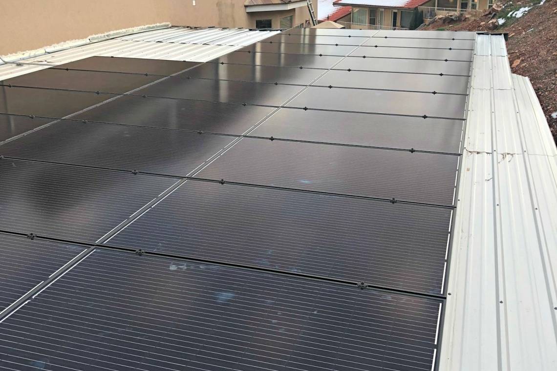 Solar Panel Array in Saint George UT