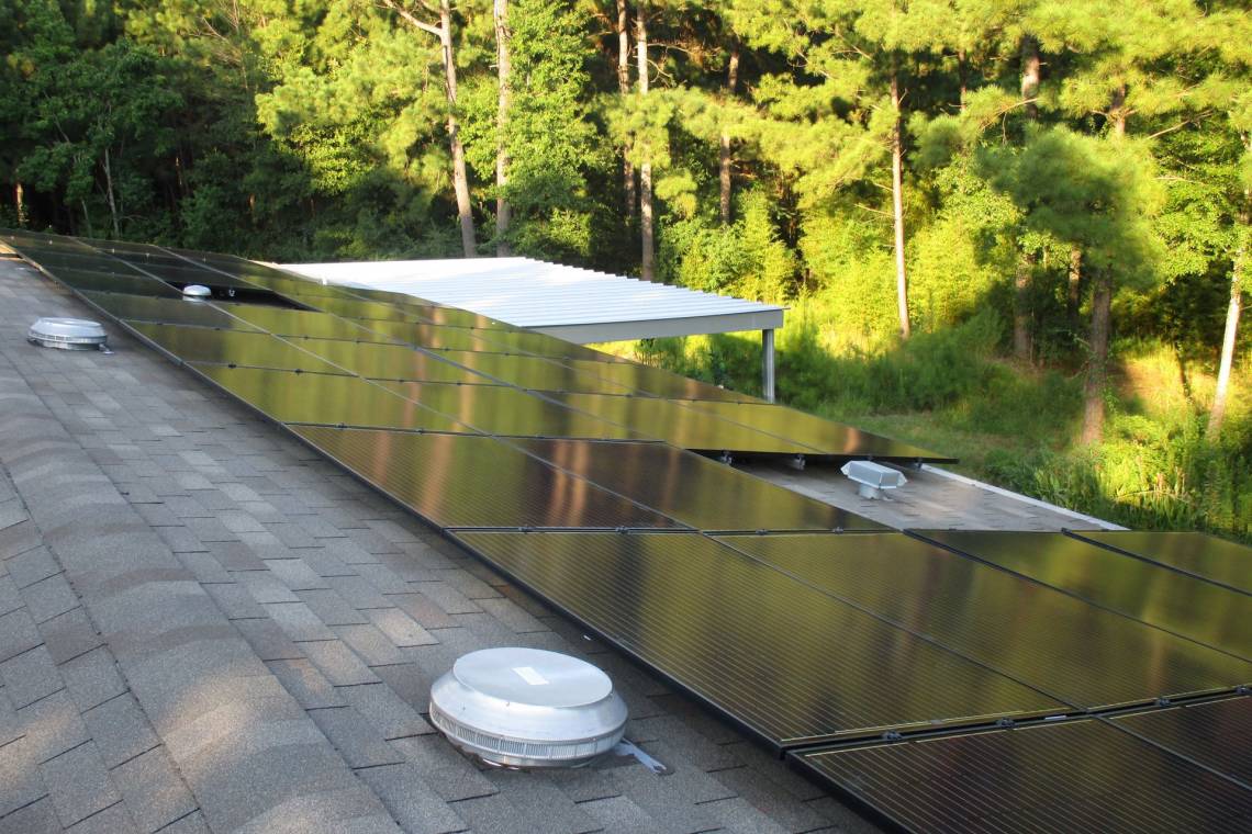 Solar Panel Array in Woodville TX