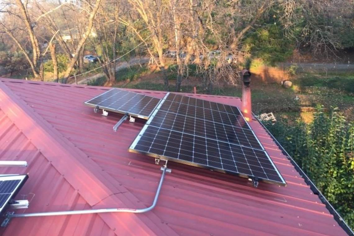 Solar Energy System in Paradise, CA - Rooftop Installation