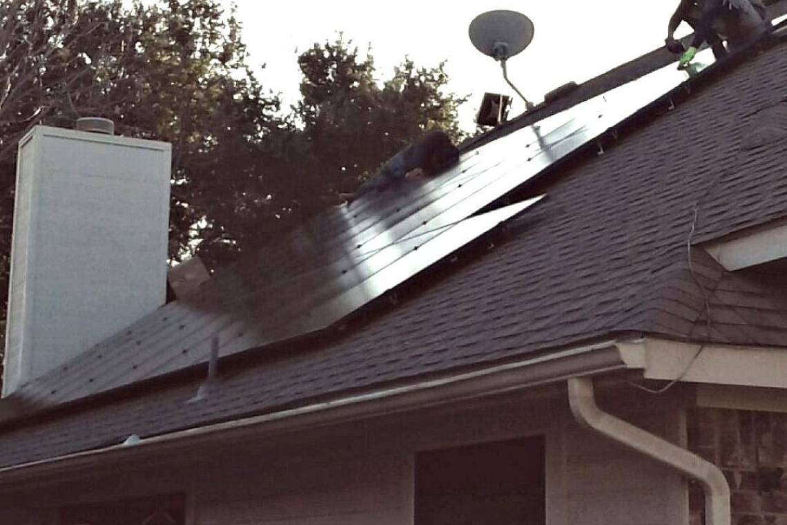 Solar Energy System in Lewisville, TX - SolarWorld Panels