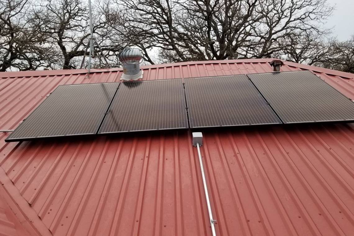 Solar Energy System in Quinlan, TX - SolarWorld Panels