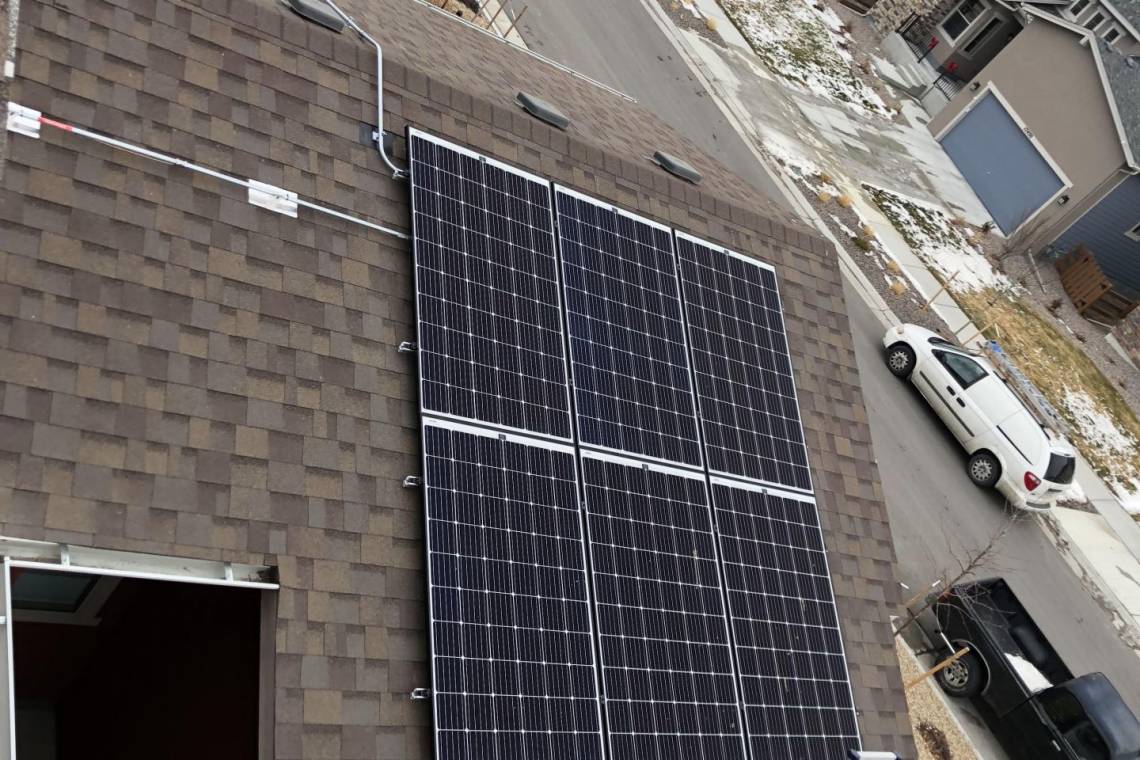 Solar Energy System in Arvada, CO - Front View