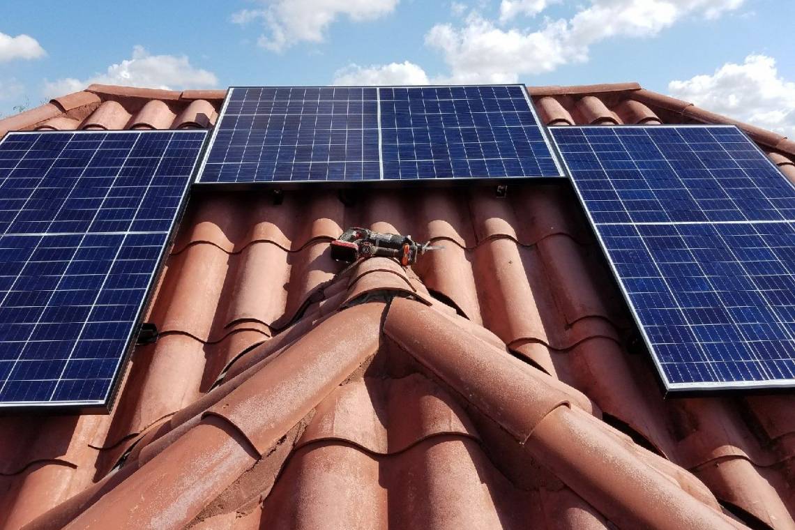 Solar Energy System in Harlingen, TX - Close Up