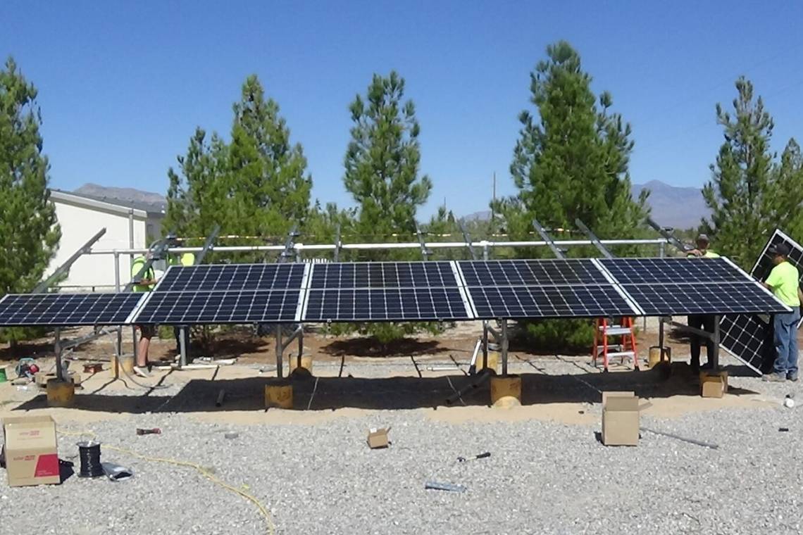 Solar Panel Installation in Pahrump, NV - 1